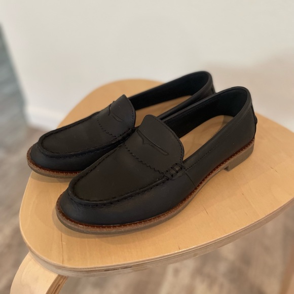 Sperry Seaport Penny Heel Para Mujer, Negro/Bronceado, 41 EU